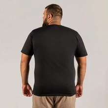 Trees T-Shirt Large Plus Size Printed 100% Cotton 30.3 - 黑色 - 查看 5