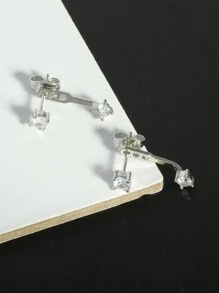 1-3 perechi de cercei cu șuruburi din aur CZ pentru femei, cercei cu șuruburi CZ strălucitori pentru cartilaj Helix, tragus, lobul urechii, piercing bijuterii, placat cu aur de 18K, calibrul 20