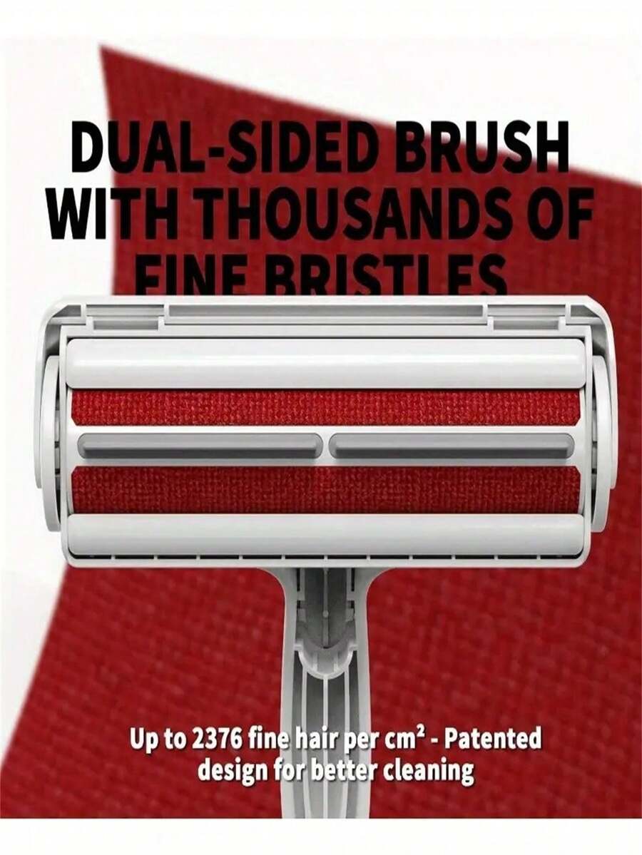 Pet Deshedding Roller Reusable Pet Hair Remover Lint Brush With Self