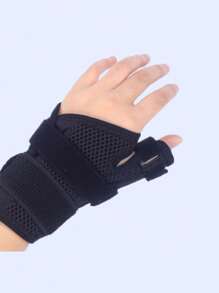 1 件装运动扭伤拇指固定支撑腕带，成人男女通用肌腱保护透气手腕护具 - 彩色 - 查看 4