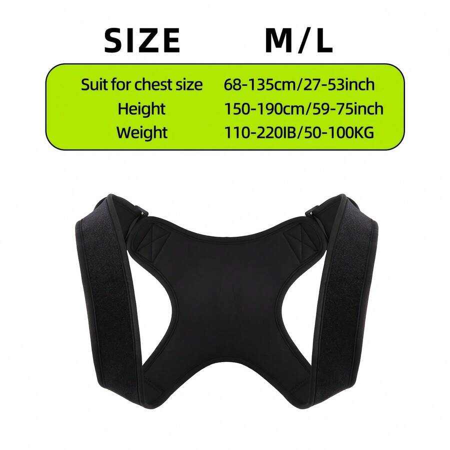 Comfortable Posture Corrector For Men And Women Adjustable Back