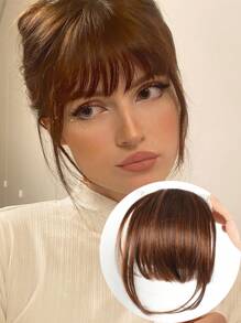 Clip In Bangs With Sideburns Synthetic Wigs Thickened Bangs Hair Clip Straight Fring Fake Bangs False Bangs Hairpiece For Women Girls Forehead Wig Piece Hair Toppers Wig Accessories