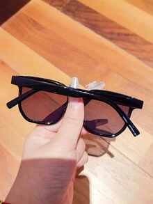 4 件套儿童方形镜框时尚眼镜，经典复古风格设计，适合男孩和女孩户外运动旅行节日派对装饰 - 彩色 - 查看 11