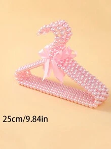1 Stück Kunstperlen Hänger Schleife Hänger Kunstperlen Hose Clip Haustier Hänger Kleidung Aufhänger Fee Kleider, Hosen, Schuhe, Jeans, Stiefel, Röcke aufhängen, Frühling, minimalistisch, Sommer Oberteile