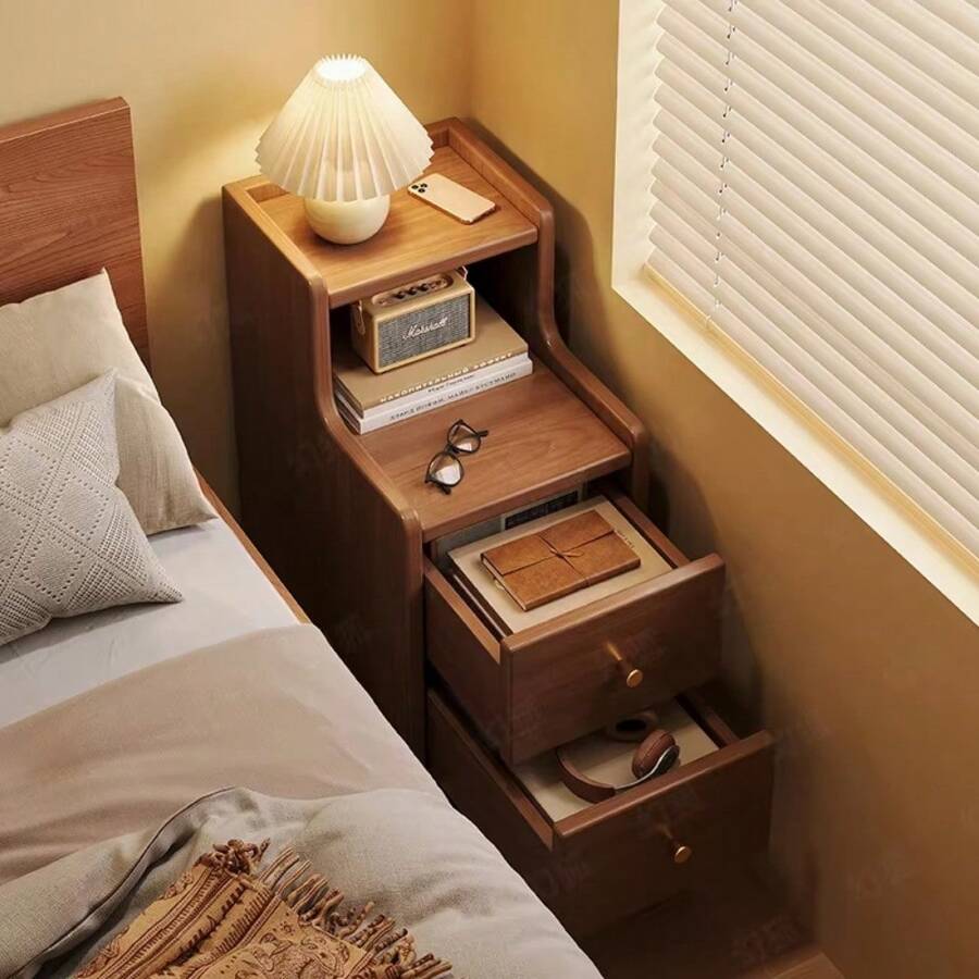 Modern Nightstands Bedroom Small Bedside Corner Night Stands Narrow