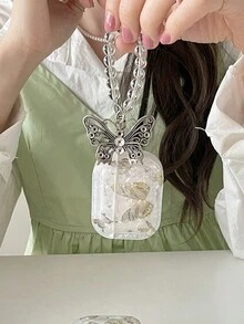 1 件蝴蝶壳纹理 TPU 防摔耳机盒，兼容 Apple 耳机型号 - 彩色 - 查看 4