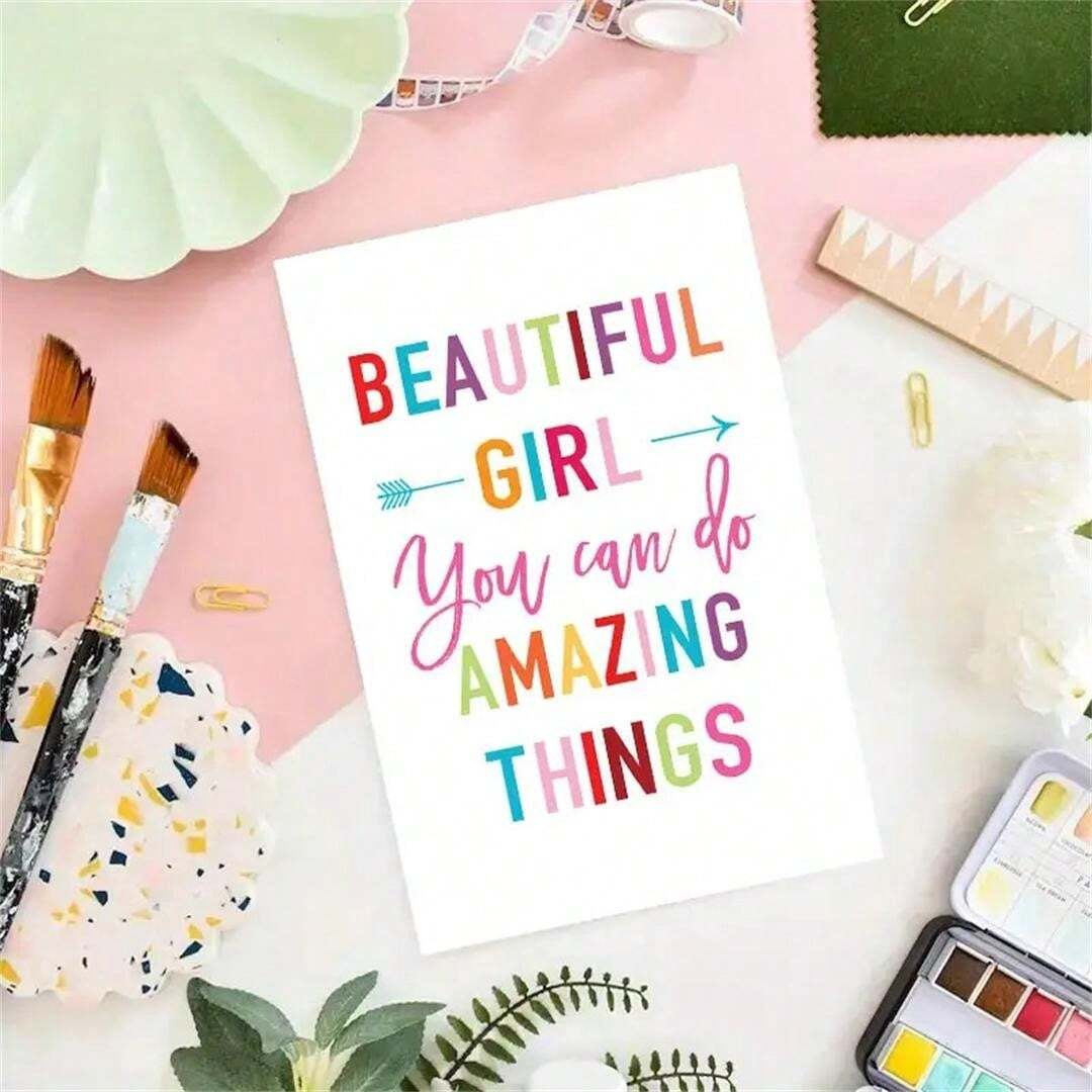 Jouet Encouragement Positif Main Au Crochet - Avec Carte D