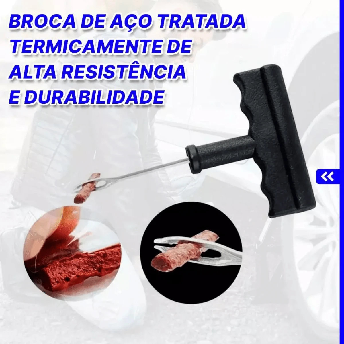 Professional Tubeless Tire Repair Kit For Motorcycle Car Patch With Set