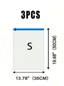 1/3/5pcs Compression Bags For Travel Travel Accessories Space Saver Bags No Vacuum Or Pump Needed Vacuum Storage Bags For Travel Essentials Travel And Home Packing Organizers (Blue) Clothes Storage Clothes Organizer Travel Organizer Bag Set Travel Storage Bag Set Packaging Bag Back To School School Bag Travel Essentials Travel Organizer For Beach Summer Vacation Travel Must Haves Vacation Holiday School Accessories Supplies Stuff Back To School Supplies
