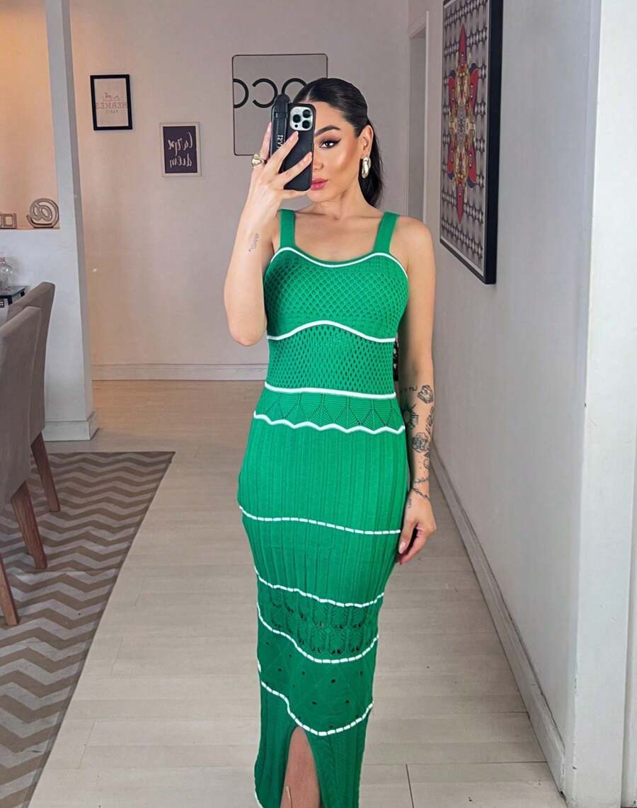 Giovanna Dress - 綠色 - 查看 1