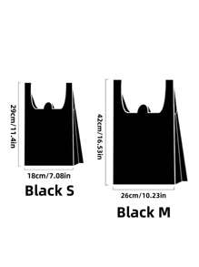 100pcs/Pack Disposable Trash Bags, Baby Diaper Disposal Bags, Portable Mini Car Garbage Bags, Suitable For Outdoor, Stroller, Desk, Kitchen, Living Room, Bathroom, Nursery Cleanup