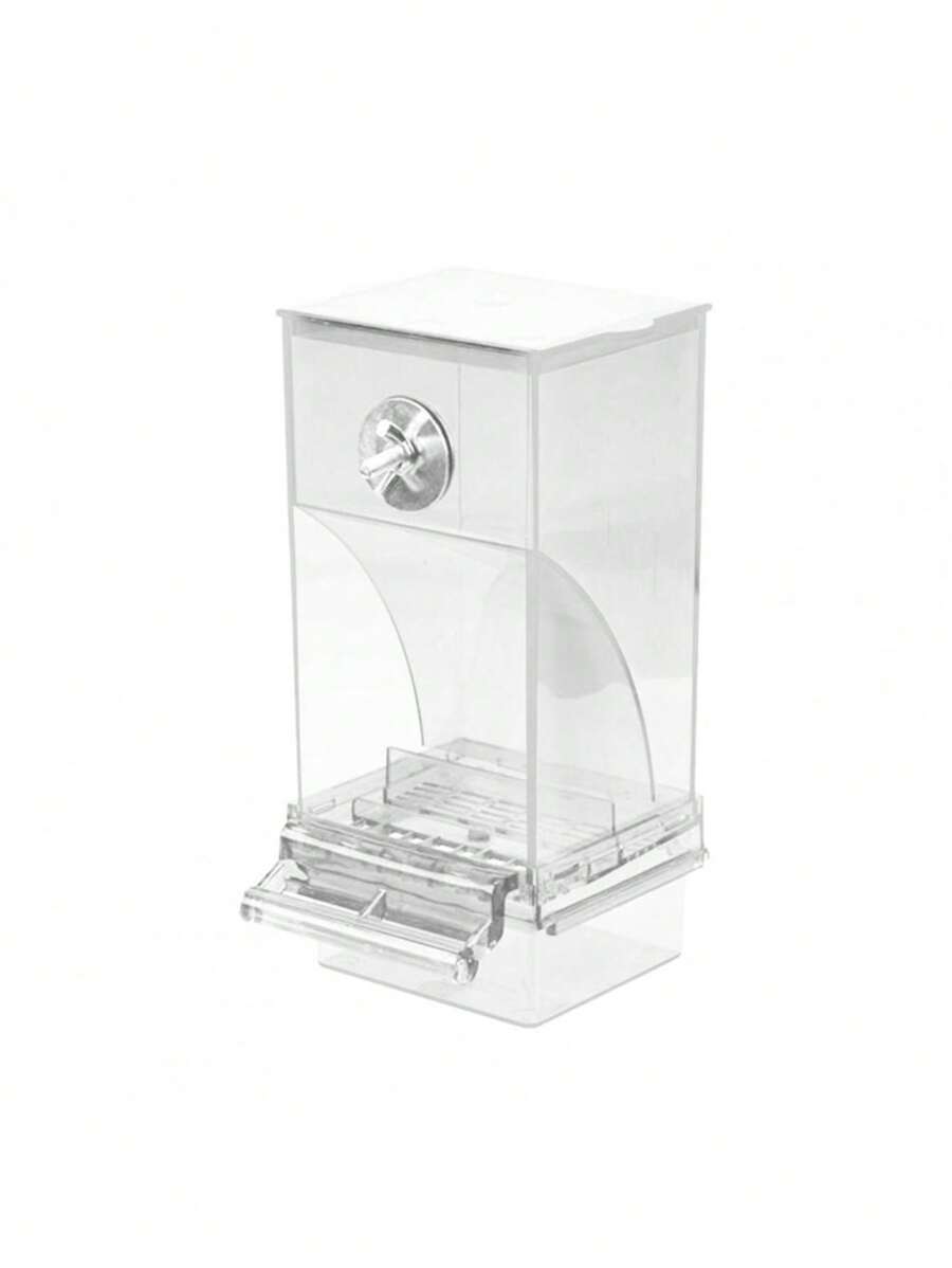 Automatic Acrylic Bird Feeder With Transparent Seed Container, Easy