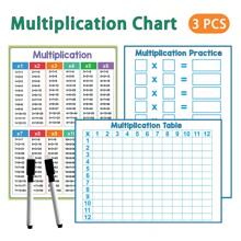Dry Erase Multiplication Chart Multiplication Table Times Table Math Practice For Kids Students Classroom Teacher Teaching Aids - Multicolor - View 6