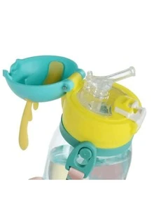 Colorful Animal Children's Bottle 600ml Elk Silicone Spout Immediate Shipping - 彩色 - 查看 4