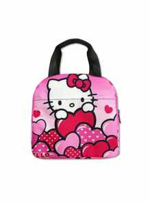 Sanrio Bolsa de lápices impresa en 3D para estudiantes de primaria y secundaria, de estilo anime kawaii y de dibujos animados, para niños y niñas, como regalo para artículos pequeños como lápiz labial, cepillo, cuidado de la piel, teléfono móvil, monedas, para uso en el hogar, regalos, vacaciones y festivales como Halloween y Navidad, de uso multifuncional.