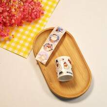 2 件/5 件卡通圣诞主题礼物标签贴纸不干胶装饰贴纸奖励标签（款式随机） - 彩色 - 查看 4