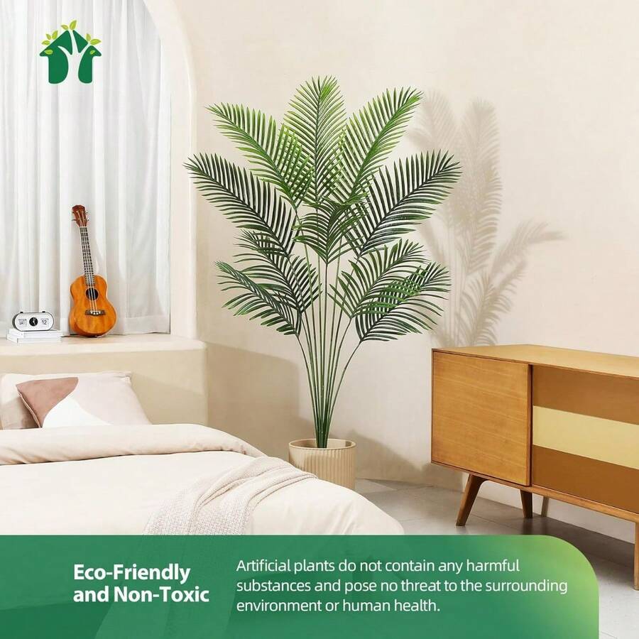 Fake Plants Areca Palm 170cm Artificial Tropical Tree Faux Plants For