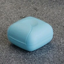 1 件带盖塑料肥皂盒，便携式旅行肥皂容器，密封防水肥皂盒，适用于旅行露营健身房、浴室配件、旅行必备品 - 彩色 - 查看 14