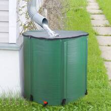 Rain Barrels To Collect Rainwater From Gutter - Rain Collection Barrel Water Barrel Rainwater Collection System Collapsible Rain Barrel - 200 Gallon-green - View 3