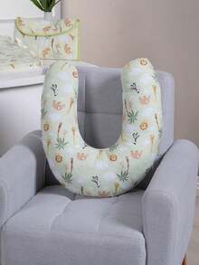 Extra Large Print Nursing Pillow - màu xanh lá - Xem 1