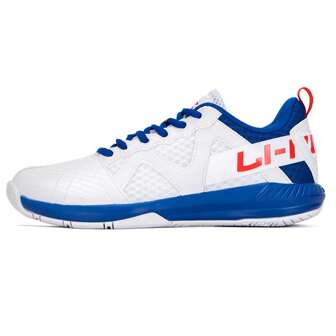 LI-NING Scarpe da badminton da donna, classiche in tela blu, sneaker da tennis/allenamento con supporto stabile