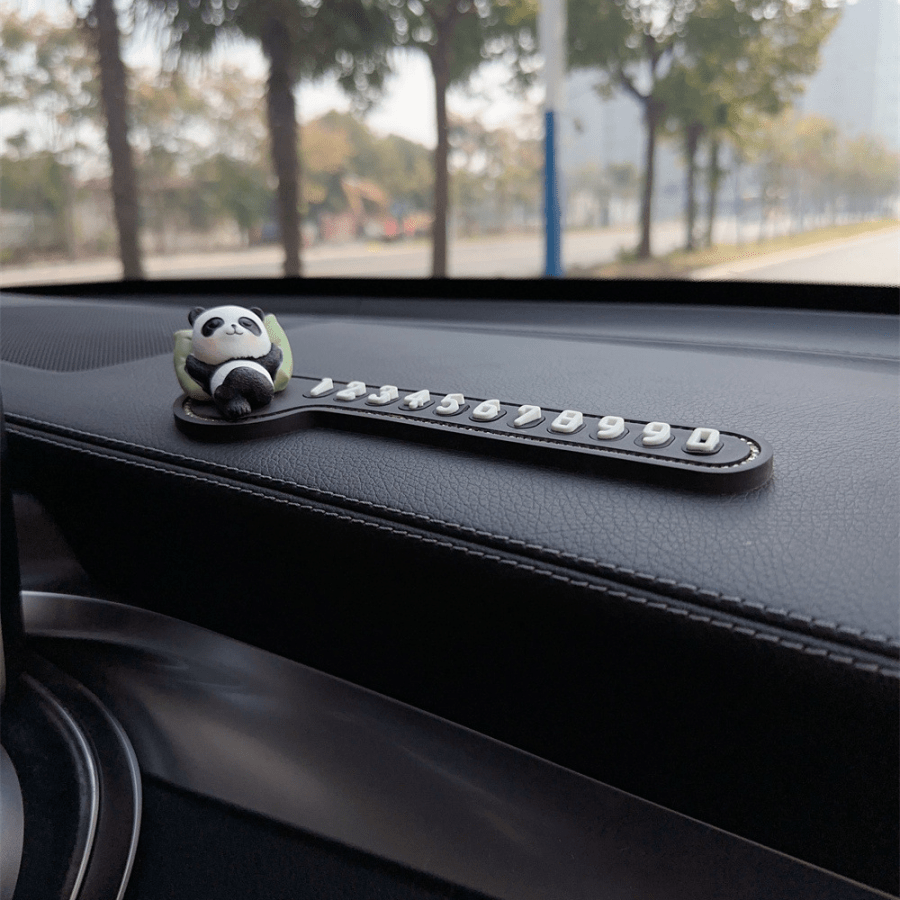 Temporäre Parkplatz-Kennzeichen - ABS Telefonnummern Schild Für Auto