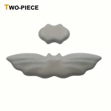 1 Set Bat-Shaped PU Leather Keyboard Wrist Rest And Mouse Wrist Pad With Anti-Slip Silicone Bottom, Soft And Comfortable, Hand Support To Relieve Fatigue, Suitable For Office Desktop Computer/Laptop Workstation, Luxury Wrist Rest