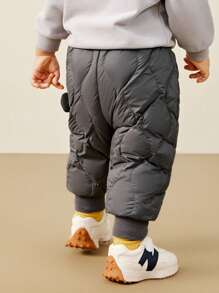 mini bala Boys' Girls' Pants 2024 Autumn/Winter New High Waist Long Pants