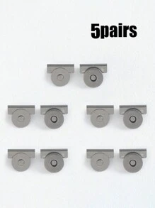 Bolso de lona con borde de pared, cubo magnético de alloy, 20 *7mm, 4 colores, sin costuras, para bolsos de hombro y ropa, accesorios de manualidades DIY, bolso vintage de metal Cl Turn, cierres giratorios para bolsillos y prendas, accesorio de bolso DIy para mano, monedero, hardware elegante, dorado, Accesorios de bolsa hechos a mano