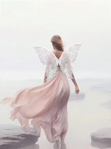 Adult Party Butterfly Wings Performance Props Holiday Show Fairy Wings, New Fabric Design Halloween