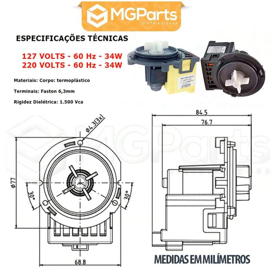 Professional Washing Machine Pump Universal Electric Pump For Various