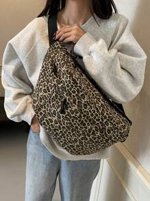 New Fashion Women Handbag Vintage Large Capacity Litchi Pattern Solid Color Casual Shopping Bag Tassel Ladies Tote Bag School Backpack,School Bag,Large Capacity,Lightweight,Portable,Business Casual, Suitable For Teen Girls Women College Students, Perfect For Back To School,College,Middle School, High School,Work , Business, Commute, Leopard Print Purse For Women Leopard Comeback, Fall Winter Fashionable Cheetah Print Purse For Women