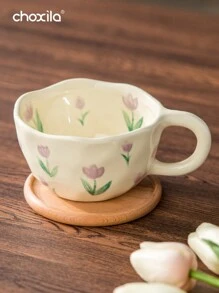 choxila 8pcs V01 Manual Coffee Maker Set, Includes 400ml Glass Carafe, Purple Ceramic Filter Cup, Coffee Cups & Saucers, 100pcs V01 Filter Papers, Coffee Mat, 50g Filler Paper, Purple Storage Bag, Holiday Gift For Family And Friends - Purple - View 8