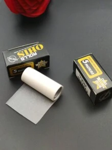 Set de 2 Papeles de liar cigarrillos manuales de combustión lenta, papel de liar portátil para arrancar a mano, 196 pulgadas por rollo, se puede cortar a la longitud deseada, accesorio para fumadores, regalo para fumadores, útiles escolares - Multicolor - Ver 3