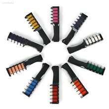 Kit 6 Colorful Hair Chalk Comb With 06 Temporary Colors For Creative Parties - nhiều màu - Xem 5