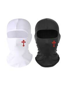 2 chiếc mặt nạ trùm đầu in hình Unisex, chống tia UV cho các môn thể thao ngoài trời như du lịch, đạp xe, đi bộ đường dài, câu cá, phù hợp cho mọi mùa - Nhiều màu - Xem 22