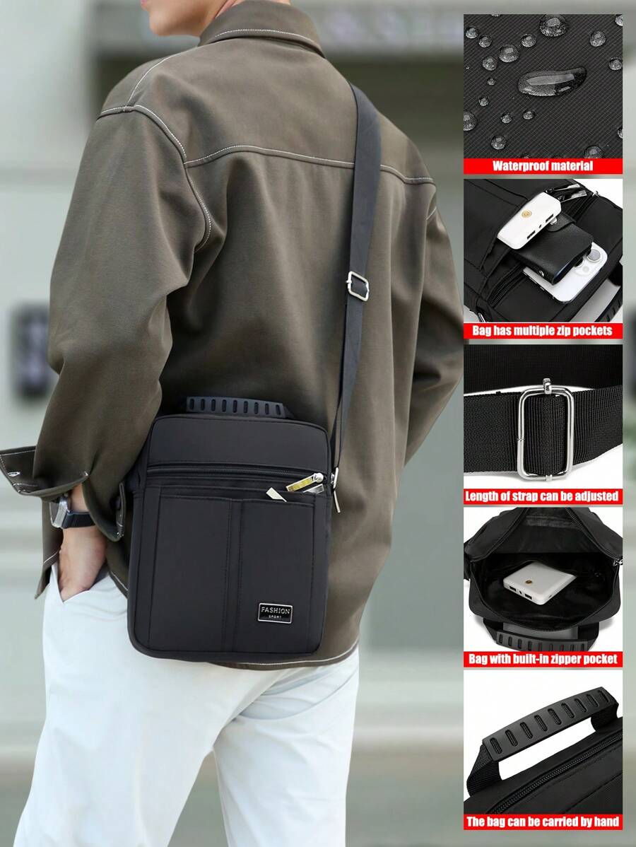 1pc MultiFunctional Unisex Chest Bag/Shoulder Bag/Crossbody Bag