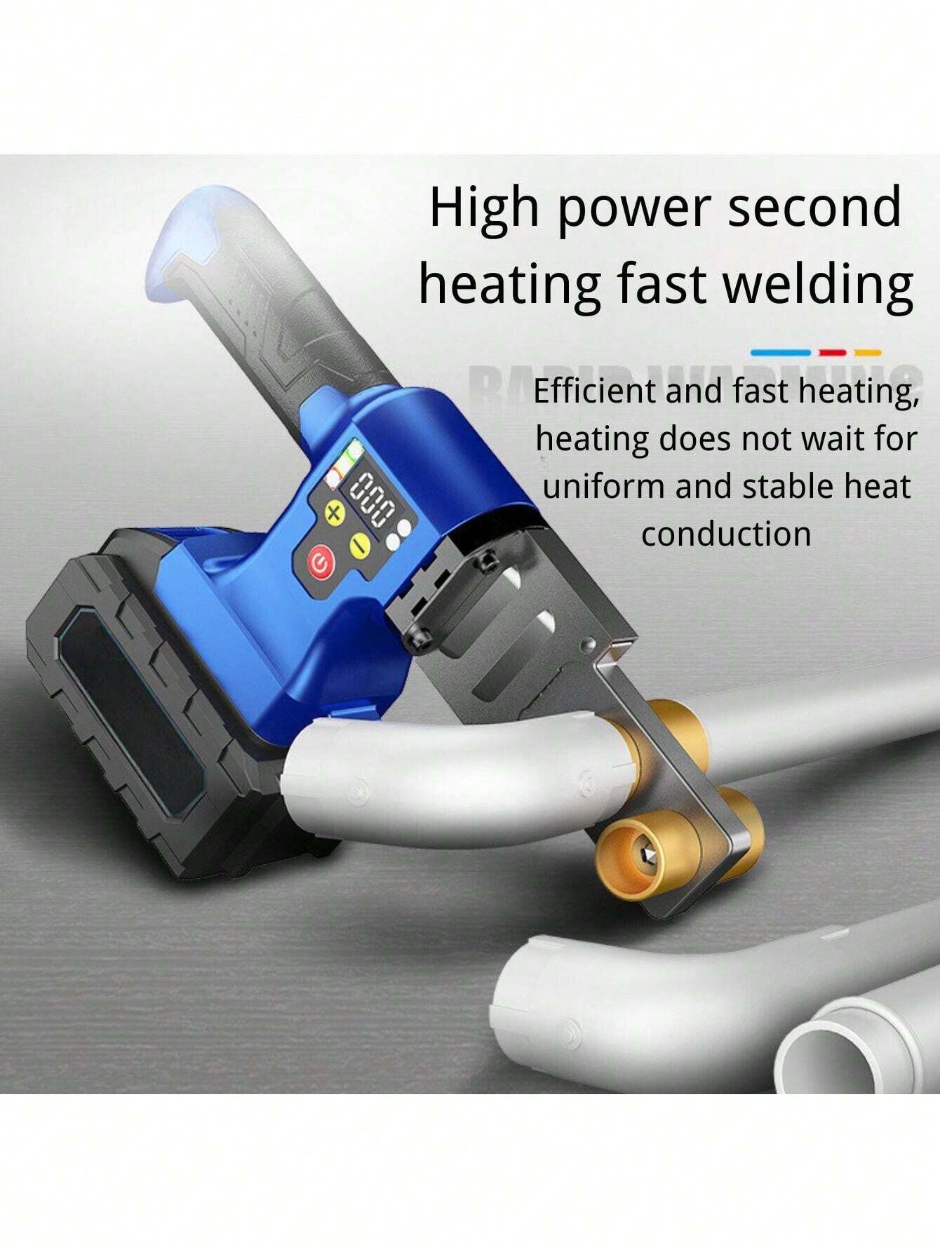 1 Set Of Plastic Water Pipe Welder, Handheld Digital Socket Welder Kit