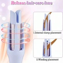 Tenaza Rizadora De Cabello Automatica De Cabello 32mm - Morado - Ver 2