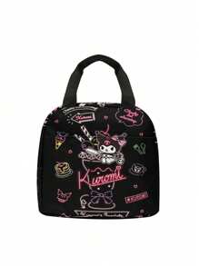Sanrio Bolsa de lápices impresa en 3D para estudiantes de primaria y secundaria, de estilo anime kawaii y de dibujos animados, para niños y niñas, como regalo para artículos pequeños como lápiz labial, cepillo, cuidado de la piel, teléfono móvil, monedas, para uso en el hogar, regalos, vacaciones y festivales como Halloween y Navidad, de uso multifuncional.