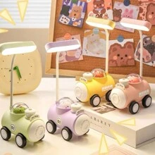 1 Small Table Lamp, USB Charging Eye Protection Led Night Light, Funny 2 Modes Shaped - Purple - View 3