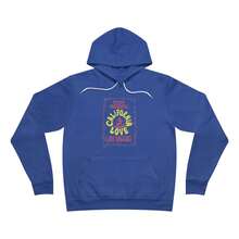Primp Presents: California Love Surf Camp Unisex Sponge Fleece Pullover Hoodie - Đỏ - Xem 5