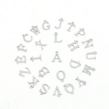 1pc New Matte Silver Stainless Steel Letter Cross Beaded Bracelet (For Men) - Black - View 4