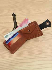 男士 男士钱包 钱包 迷你 短款 纽扣钱包 - 彩色 - 查看 2