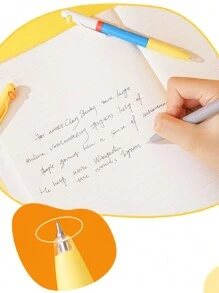 1/4 支鸭子笔指尖小滑轮溜冰 0.5 毫米圆珠笔黑色凝胶墨水适用于书写办公学校 - 均碼 - 查看 8