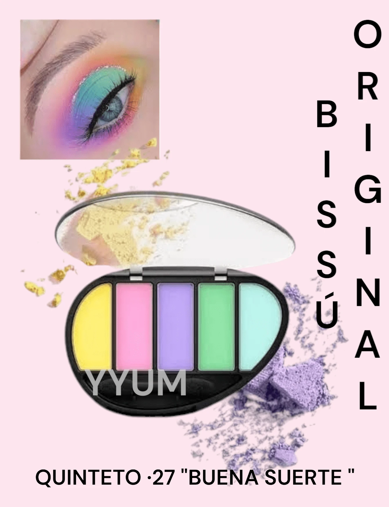 BISSU QUINTETS EYESHADOW - QUINTETO 27 "BUENA SUERTE" - 查看 1