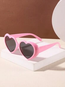 1 副女士 Y2K 甜心框时尚眼镜适合音乐节、节日派对、度假和礼物时尚基本款秋冬女士服装商务休闲礼品女士海滩配饰时尚眼镜太阳镜 - 彩色 - 查看 3