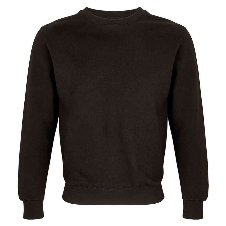 SOLS Unisex Adult Sweatshirt (Black) - Black - View 1