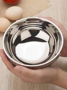 Bowl Vase Ambula Round Mirrored Double Layer Food Storage - 灰色 - 查看 5