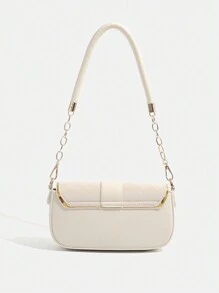 2025 Nouveau sac sous les bras à la mode, sac carré petit minimaliste chic de haute qualité avec chaîne, sac à bandoulière/croisé polyvalent et décontracté avec motif losange